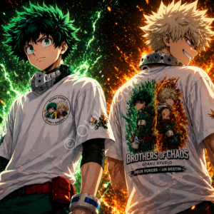 T-Shirt Brothers of Chaos — Izuku x Bakugo