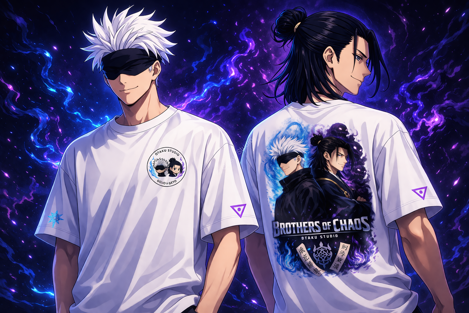 T-Shirt Brothers of Chaos — Gojo x Geto