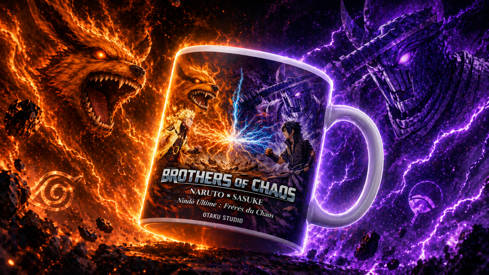 Mug Brothers of Chaos — Naruto x Sasuke