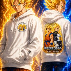 Sweat à Capuche Brothers of Chaos — Kakarot x Vegeta
