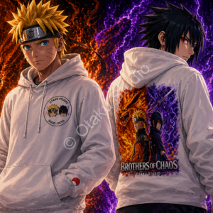 Sweat à Capuche Brothers of Chaos —Naruto x Sasuke
