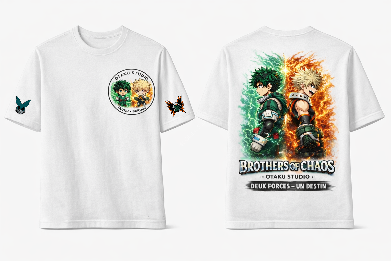 T-Shirt Brothers of Chaos — Izuku x Bakugo – Image 2