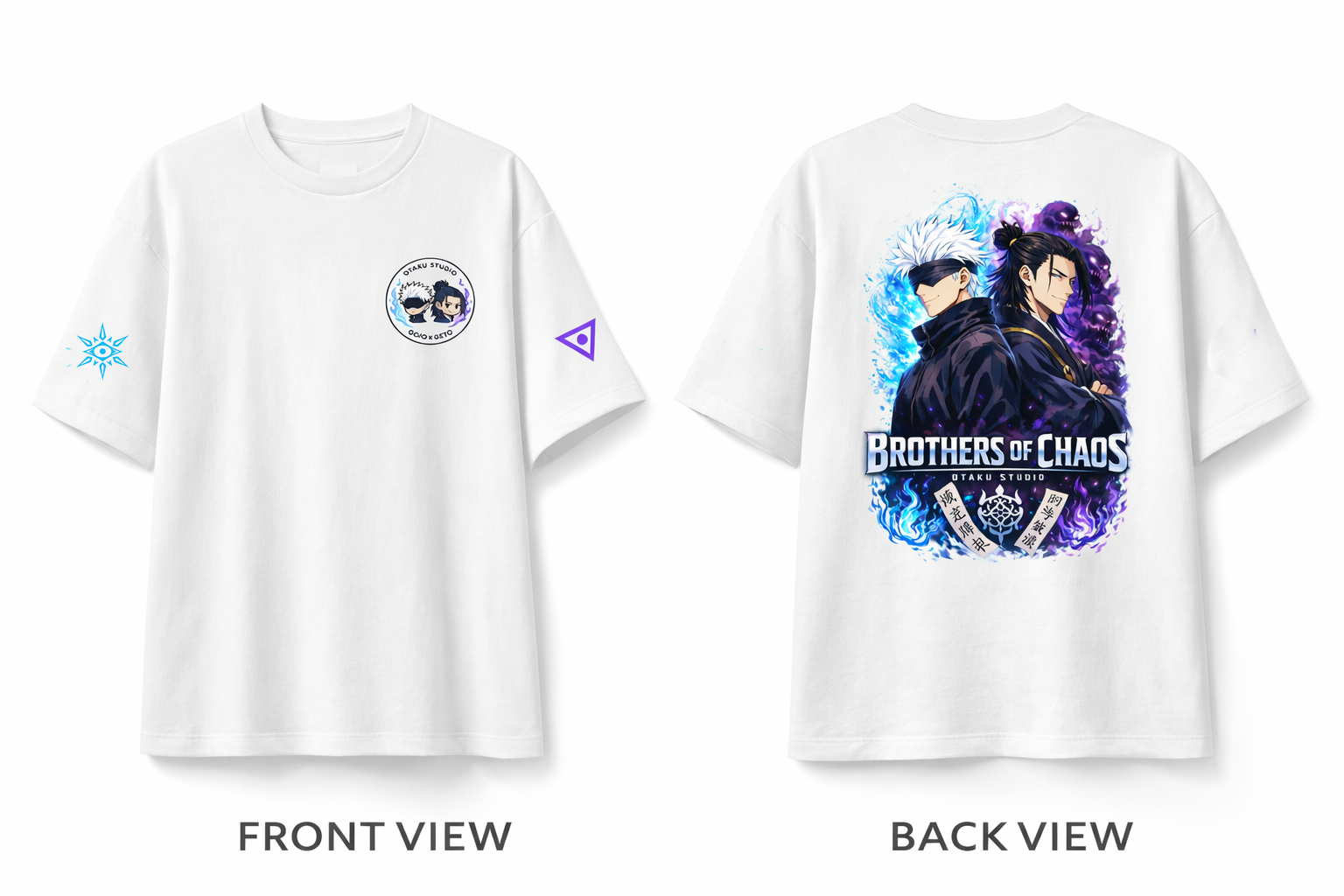 T-Shirt Brothers of Chaos — Gojo x Geto – Image 2