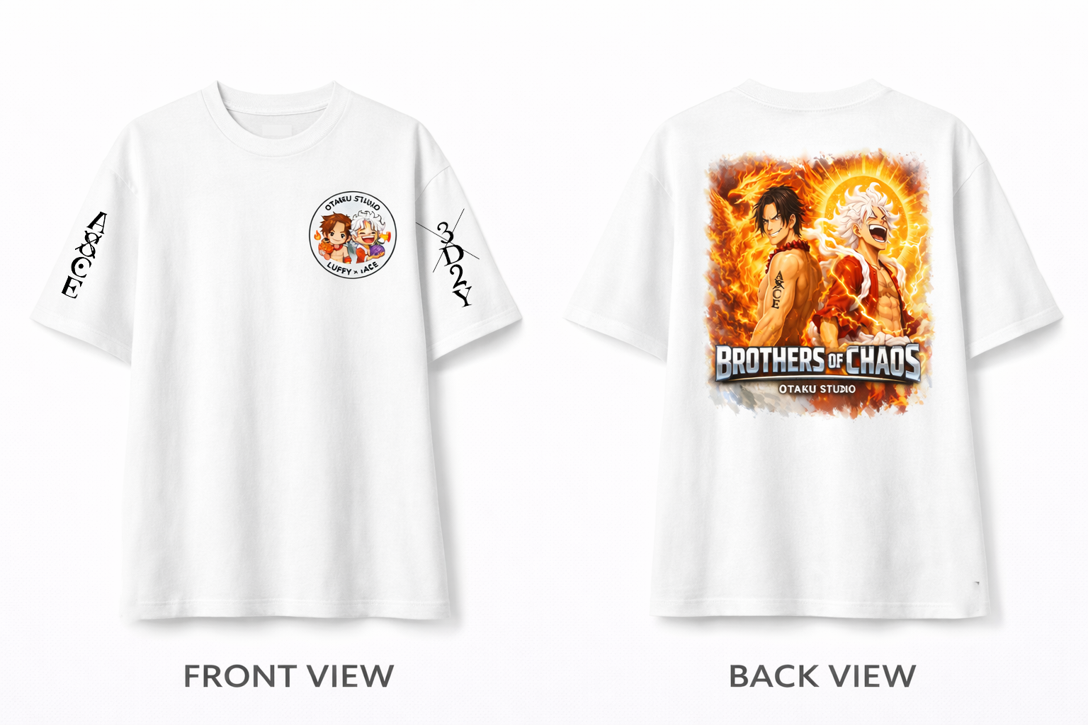 T-Shirt Brothers of Chaos — Luffy x Ace – Image 5