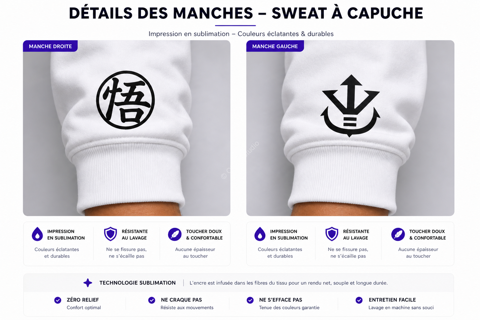 Sweat à Capuche Brothers of Chaos — Kakarot x Vegeta – Image 5