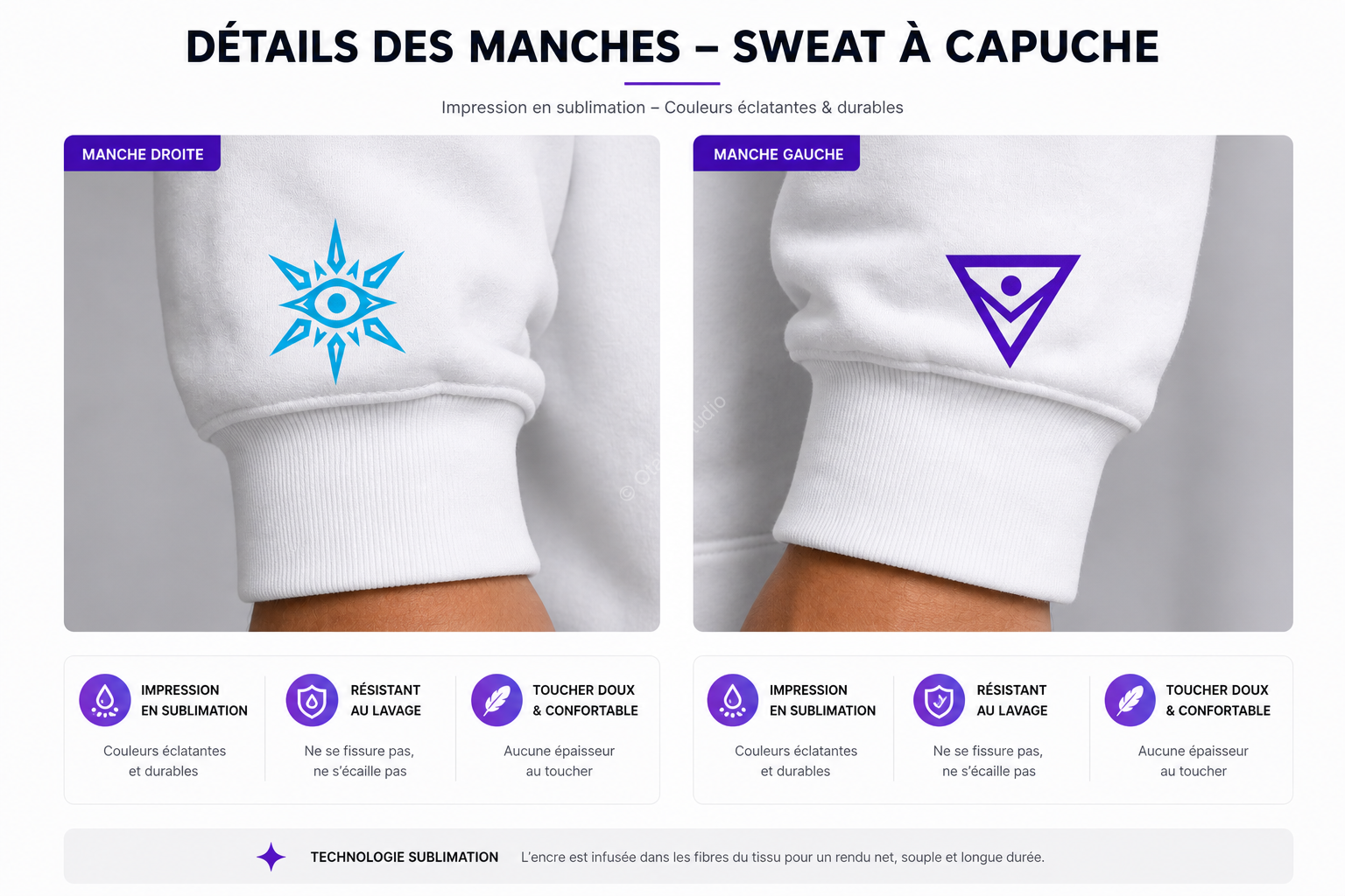 Sweat à Capuche Brothers of Chaos — Gojo x Geto – Image 5